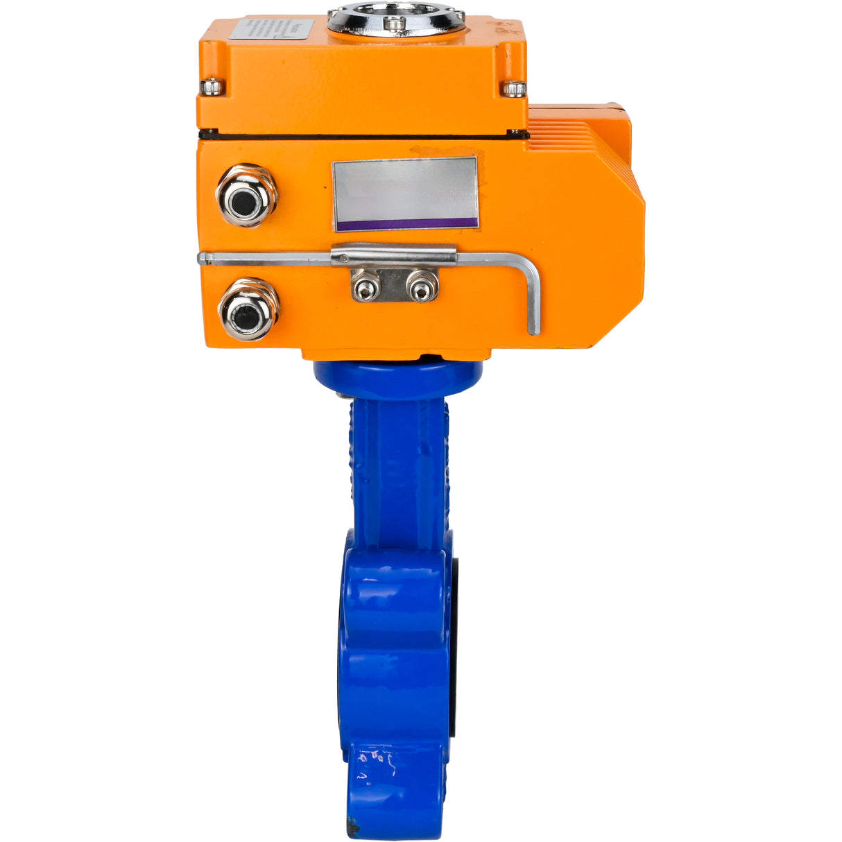 Water Butterfly Valve Elephant WBV1631N-2W-Fb-H, body material - cast iron QT450, disk material - Stainless steel AISI 304, seal - NBR, electric actuator QT-N-EM-O1-220VAC-U1 220V