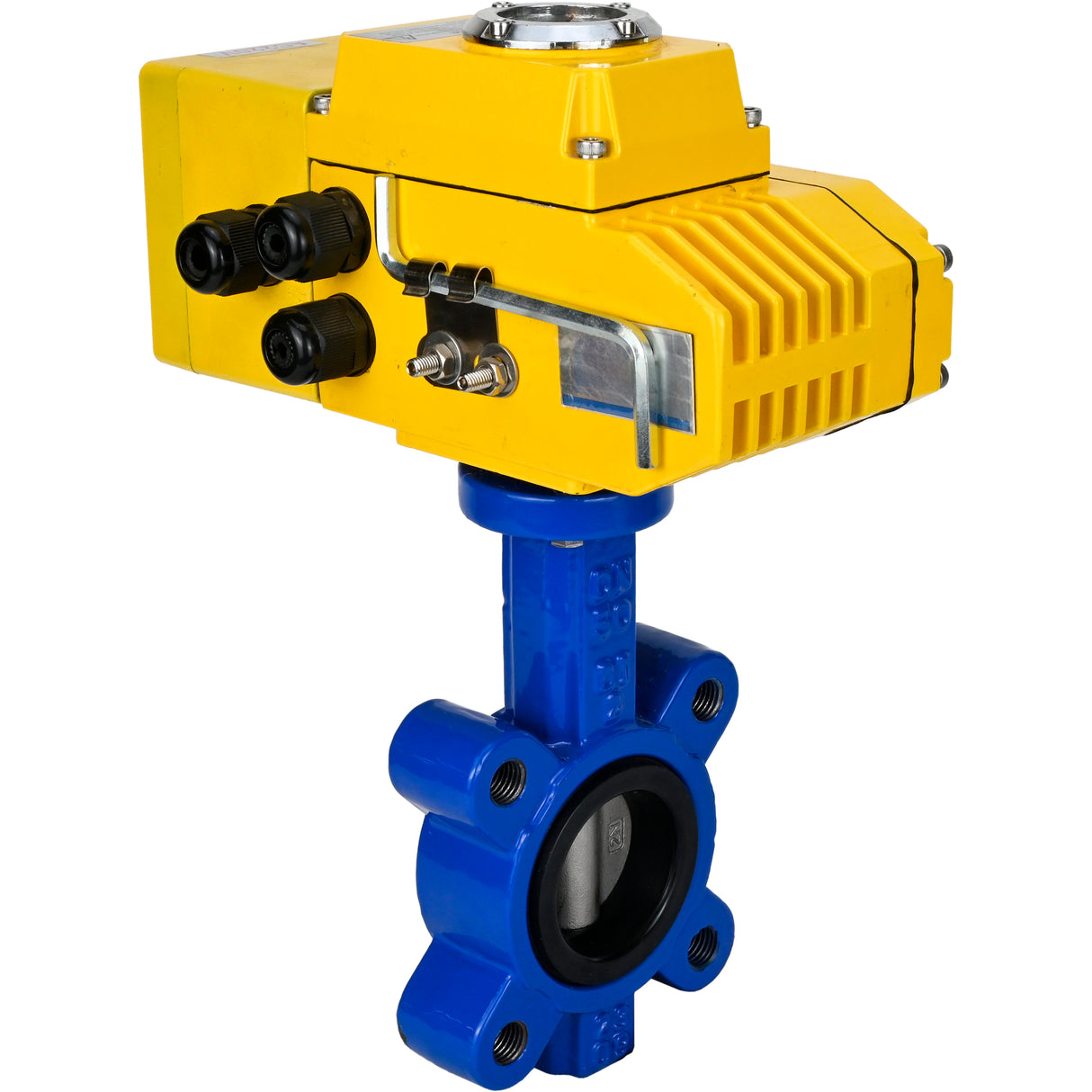 Water Butterfly Valve Elephant WBV1631N-2W-Fb-H, body material - cast iron QT450, disk material - Stainless steel AISI 304, seal - NBR, electric actuator QT-N-EM-A1-220VAC-U1 220V