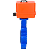 Water Butterfly Valve Elephant WBV1631E-2W-Fb-H, body material - cast iron QT450, disk material - Stainless steel AISI 304, seal - EPDM, electric actuator QT-N-EM-O1-220VAC-U1 MINI 220V
