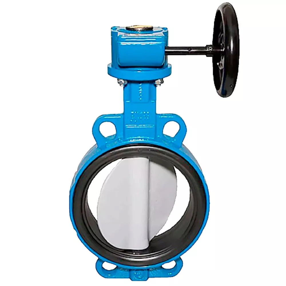 Water Butterfly Valve Elephant WBV1631E-2W-Fb-R, body material - cast iron QT450, disk material - stainless steel AISI 304, seal - EPDM, gearbox