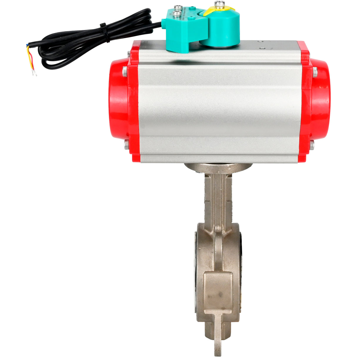 Disc rotary valves Elephant WBV3131P-2W-Fb-H DN50-250 16 bar body - 304 stainless steel, disc - 304 stainless steel, seal - PTFE, with pneumatic drive PA-DA-XXX and ALS200D magnetic switch