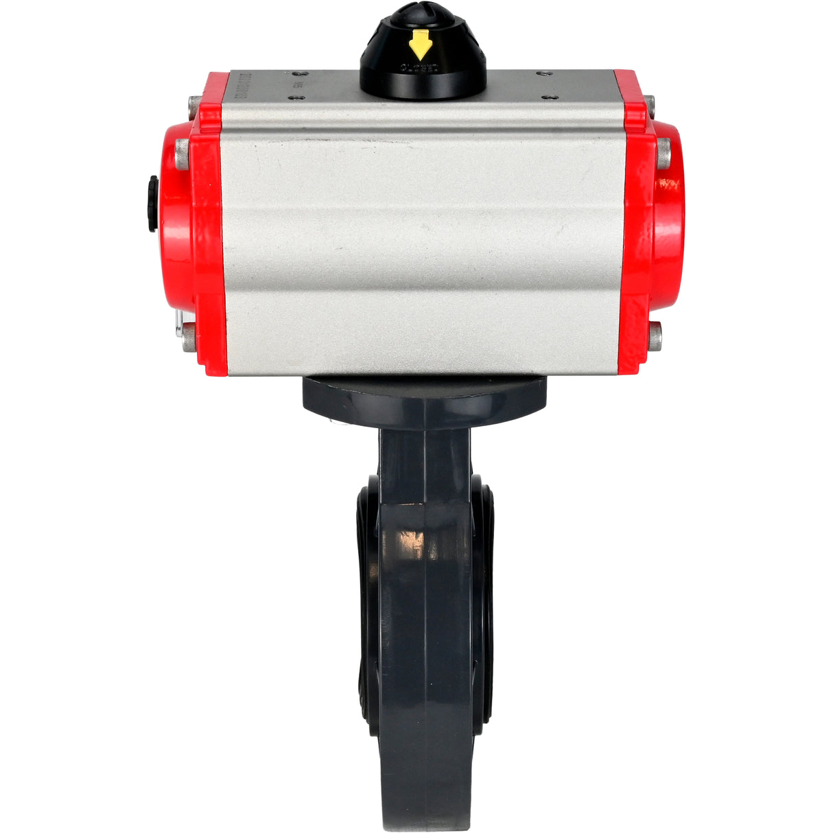 Butterfly valves Elephant WBV4242E-2W-Fb-ISO, body material - UPVC, disc material - UPVC, seal - EPDM, with pneumatic actuator double action PA-DA and pneumatic distributor 4M310-08 220V