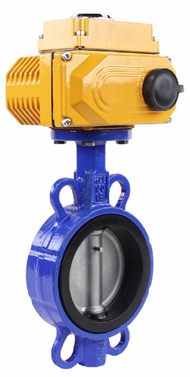 Water Butterfly Valve Elephant WCB-316L-VITON body material - Carbon steel WCB, disk material - Stainless steel aisi 316l, seal - Viton with electric actuator Elephant 24V