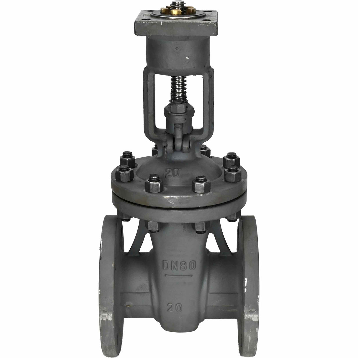 Wedge gate valve Elephant 30c941yg GAIR GVWR3434M-2W-F-OST, body material - carbon steel, wedge material - carbon steel, seal - metal, stem only