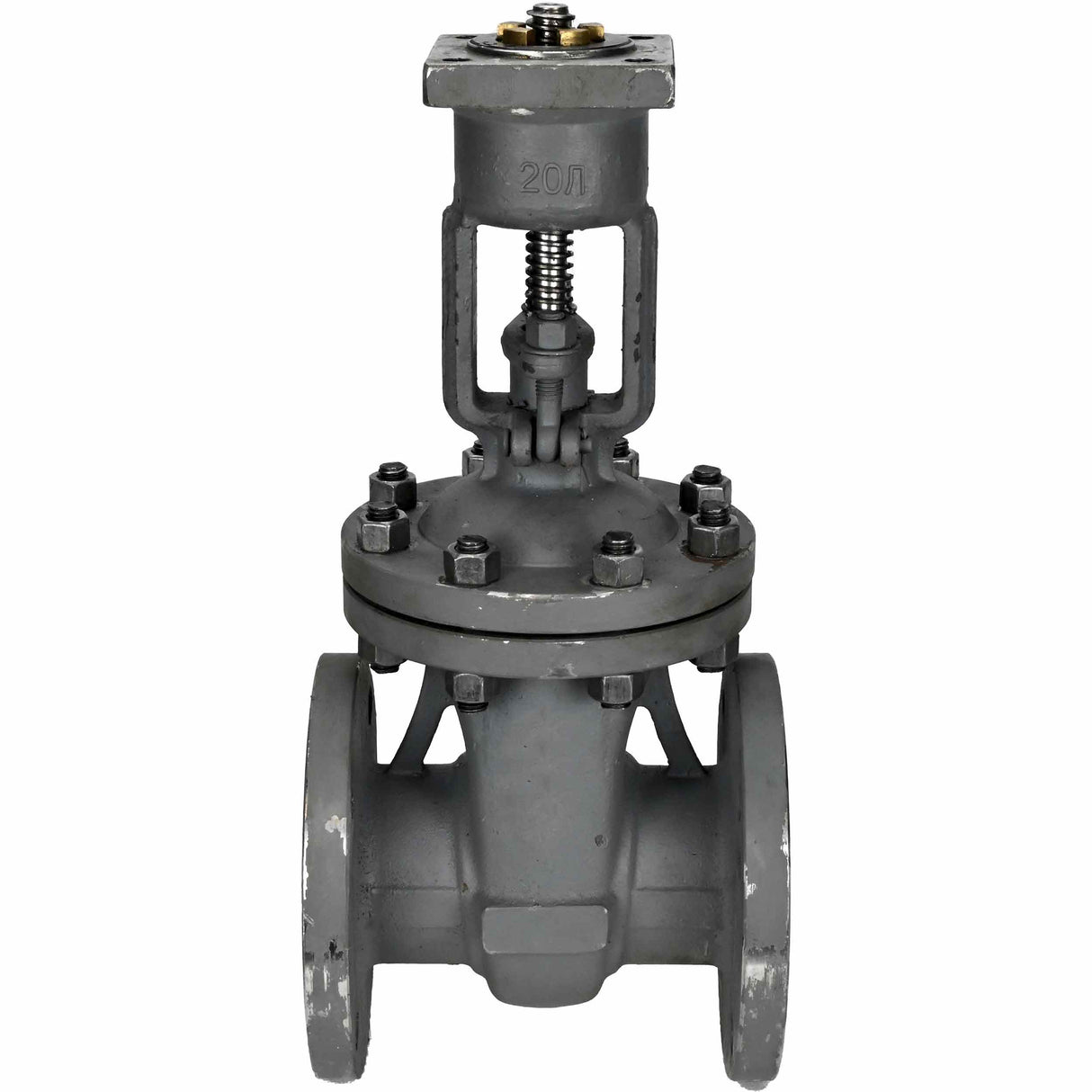 Wedge gate valve Elephant 30c941yg GAIR GVWR3434M-2W-F-OST, body material - carbon steel, wedge material - carbon steel, seal - metal, stem only