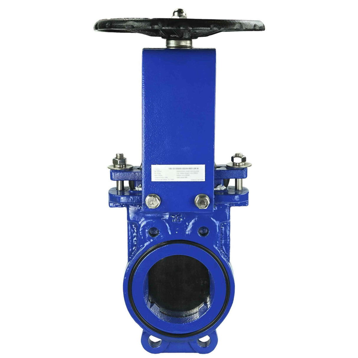 Knife gate valve Elephant GVKN1331N-2W-Fb-S body material - cast iron GGG40, knife material - stainless steel AISI 304, seal - NBR, handwheel operated
