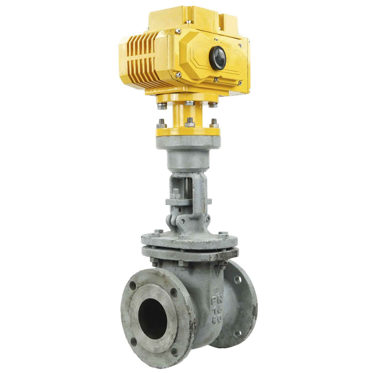 Wedge gate valve Elephant 30s941ss PSI232 flange connection, body material – steel 25L, seal material – metal/metal, electric actuator Elephant MT-110/220, 110/220V