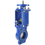 Knife gate valve Elephant GGG40-SS304-NBR-2W-ISO-16, body material - cast iron GGG40, knife material - stainless steel AISI 304, seal - NBR, stem only