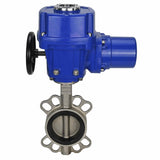 Water Butterfly Valve Elephant 316l-316l-epdm-elephant-qt-w-m-110/220v, body material - stainless steel AISI 316L, disk material - stainless steel AISI 316L, seal - EPDM, electric actuator operated