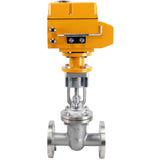 Wedge gate valve Elephant 30ss941ss PSI363 flange connection, body material – stainless steel 12KH18N9TL, seal material – metal/metal, electric actuator Elephant MT-380, 380V