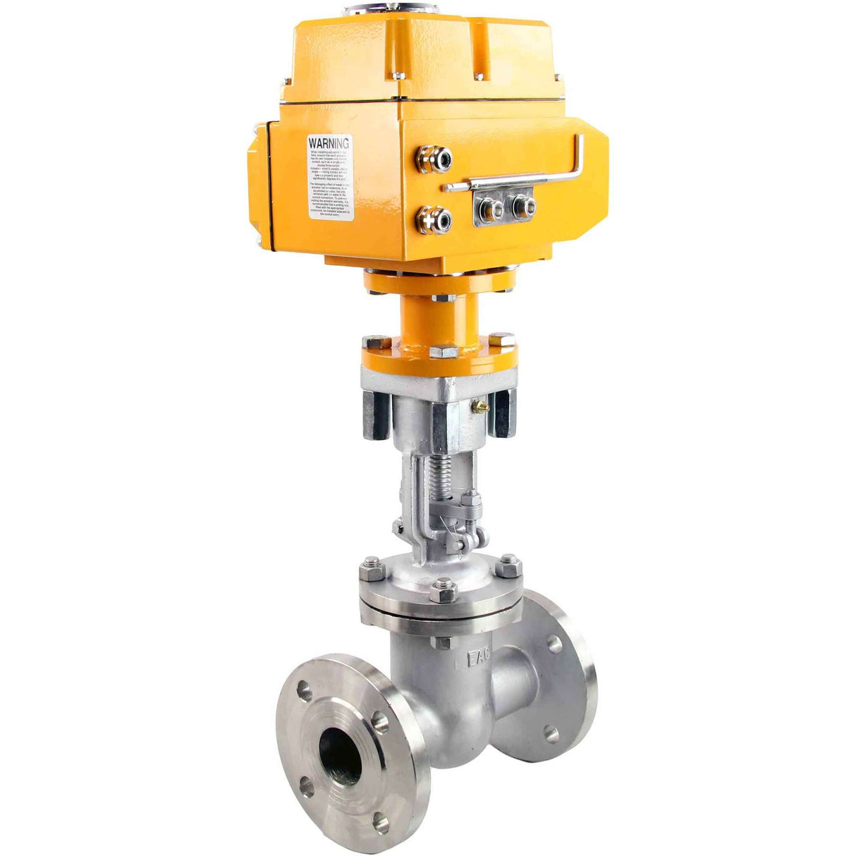 Wedge gate valve Elephant 30ss941ss PSI232 flange connection, body material – stainless steel 12KH18N9TL, seal material – metal/metal, electric actuator Elephant MT-380, 380V