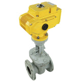 Wedge gate valve Elephant 30s941ss PSI363 flange connection, body material – steel 25L, seal material – metal/metal, electric actuator Elephant MT-110/220, 110/220V