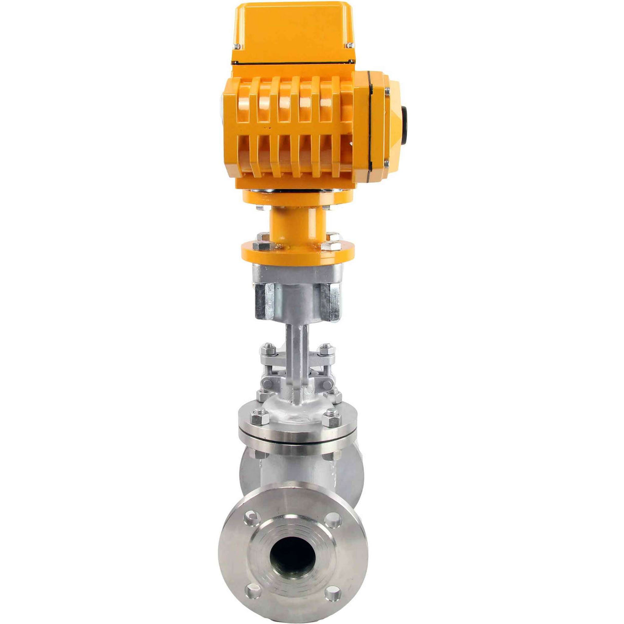 Wedge gate valve Elephant 30ss941ss PSI363 flange connection, body material – stainless steel 12KH18N9TL, seal material – metal/metal, electric actuator Elephant MT-380, 380V