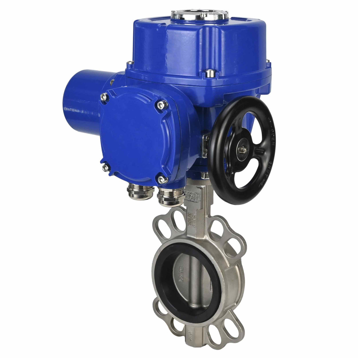 Water Butterfly Valve Elephant 316l-316l-epdm-elephant-qt-w-m-110/220v, body material - stainless steel AISI 316L, disk material - stainless steel AISI 316L, seal - EPDM, electric actuator operated