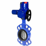 Water Butterfly Valve Elephant WCB-316L-NBR body material - Carbon steel WCB, disk material - Stainless steel AISI 316L, seal - NBR with 1/4-turn electric actuator Elephant QT-W (M) EX 220V