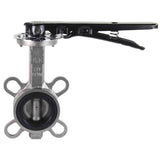 Water Butterfly Valve Elephant 316L-316L-NBR 232PSI, body and disk material - stainless steel 316L, seal - NBR, handwheel operated