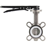 Water Butterfly Valve Elephant 316L-316L-PTFE 232PSI, body and disk material - stainless steel 316L, seal - PTFE, handwheel operated