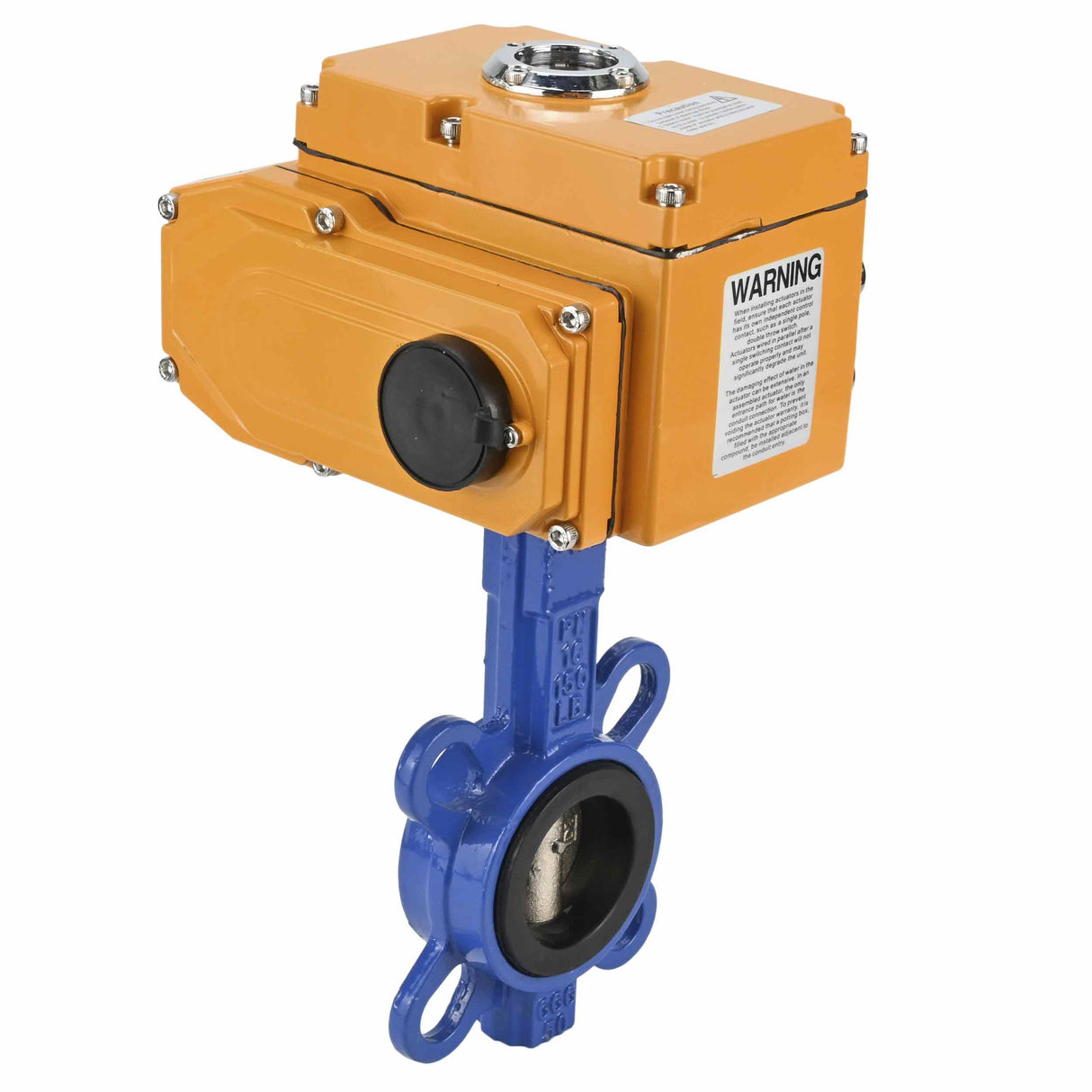 Water Butterfly Valve Elephant WBV1332N-2W-Fb-H body material - Cast iron GGG50, disk material - Stainless steel 316L, seal - NBR with electric actuator Elephant 24V
