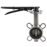 Water Butterfly Valve Elephant 316L-316L-EPDM 232PSI Class 150, body and disk material - stainless steel 316L, seal - EPDM, handwheel operated