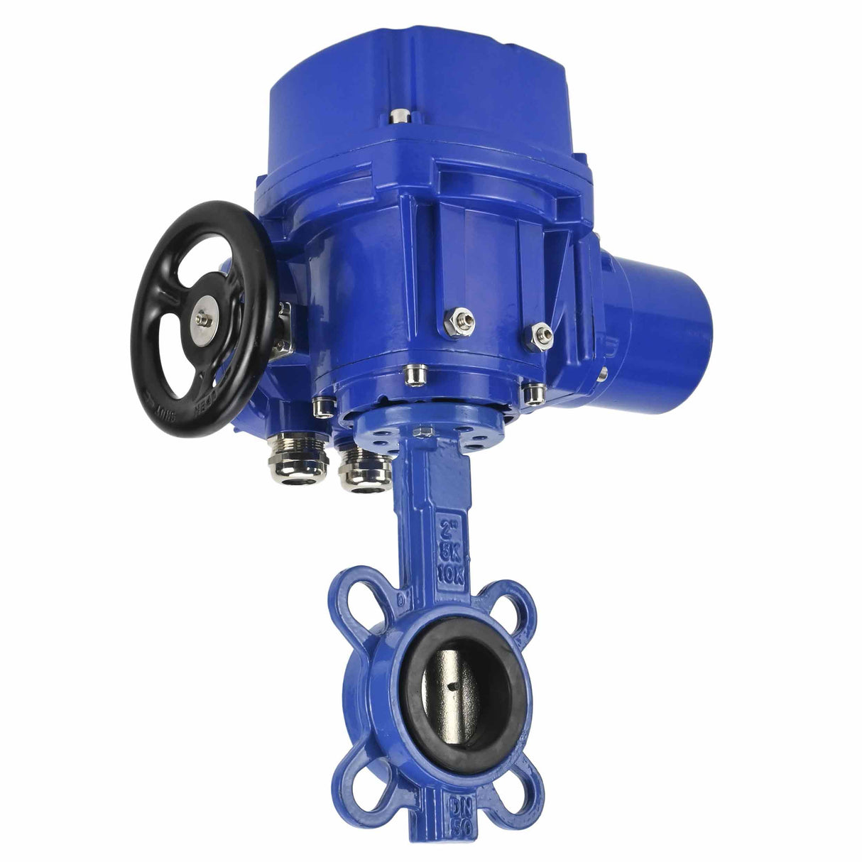 Water Butterfly Valve Elephant WBV1332N-2W-Fb-H body material - Cast iron GGG50, disk material - Stainless steel 316L, seal - NBR with 1/4-turn electric actuator Elephant QT-W (M) EX 380V