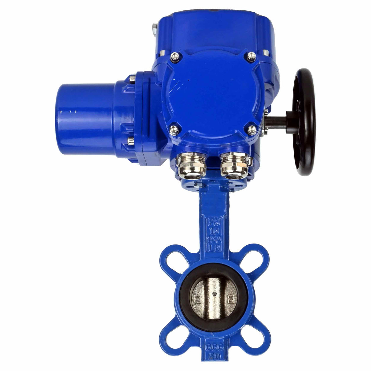 Water Butterfly Valve Elephant WBV1332N-2W-Fb-H body material - Cast iron GGG50, disk material - Stainless steel 316L, seal - NBR with 1/4-turn electric actuator Elephant QT-W (M) EX 380V