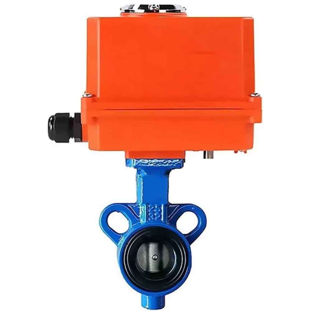 Water Butterfly Valve Elephant al-316l-epdm-elephant-110/220v, body material - aluminium alloy, disk material - stainless steel AISI 316L, seal - EPDM, electric actuator operated