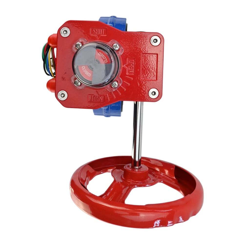 Water Butterfly Valve Elephant WCB-316L-VITON body material - Carbon steel WCB, disk material - Stainless steel AISI 316L, seal - Viton with gear Elephant HGBF, position indicator and feedback sensor