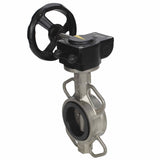 Water butterfly valve Elephant 316L-316L-VITON body material - stainless steel AISI 316L, disk material - stainless steel AISI 316L, seal - Viton with gear Elephant HAM