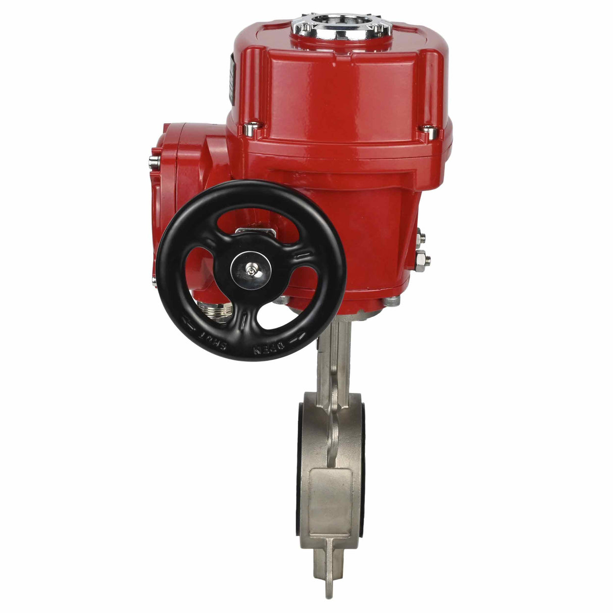 Water butterfly valve Elephant 316L-316L-PTFE body material - stainless steel aisi 316l, disk material - stainless steel AISI 316L, seal - PTFE with 1/4-turn electric actuator Elephant QT-W (M) EX 380V
