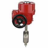 Water butterfly valve Elephant 316L-316L-PTFE body material - stainless steel aisi 316l, disk material - stainless steel AISI 316L, seal - PTFE with 1/4-turn electric actuator Elephant QT-W (M) EX 220V