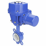 Water Butterfly Valve Elephant WCB-316L-PTFE body material - Carbon steel WCB, disk material - Stainless steel AISI 316L, seal - PTFE with 1/4-turn electric actuator Elephant QT-W (M) 380V