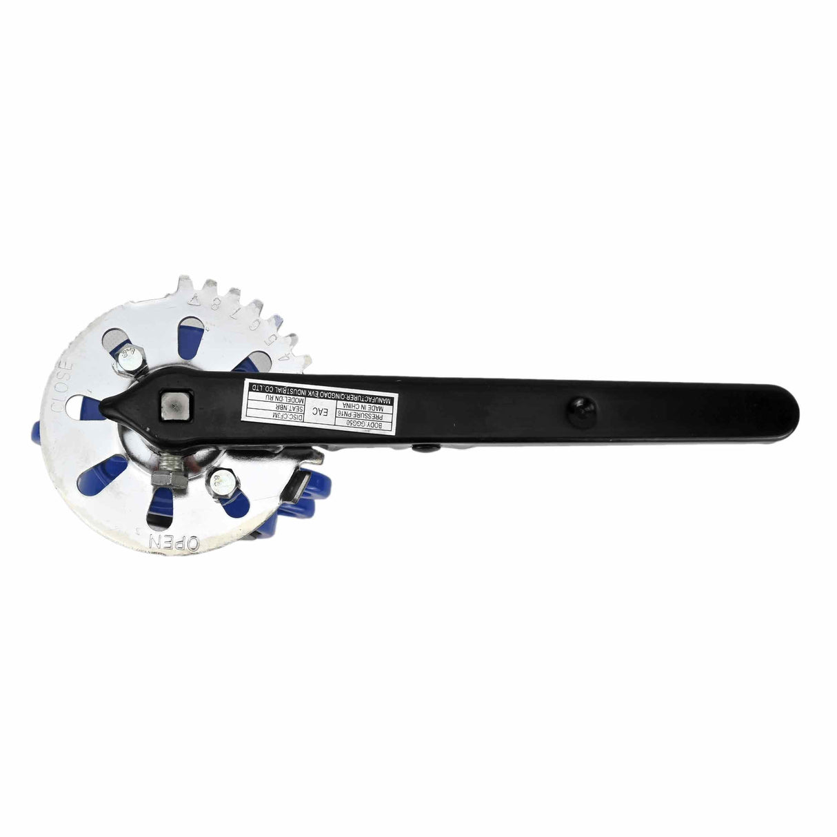 Water Butterfly Valve Elephant WBV1132N-2W-Fb-H PN16, body material - cast iron GG25, disk material - stainless steel 316L, seal - NBR, handwheel operated