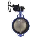 Water Butterfly Valve Elephant WCB-316L-EPDM, body material - carbon steel WCB, disk material - stainless steel AISI 316L, seal - EPDM, gear operated