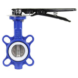 Water Butterfly Valve Elephant WCB-316L-PTFE 232PSI, body material - stainless steel WCB, disk material - stainless steel 316L, seal - PTFE, handwheel operated