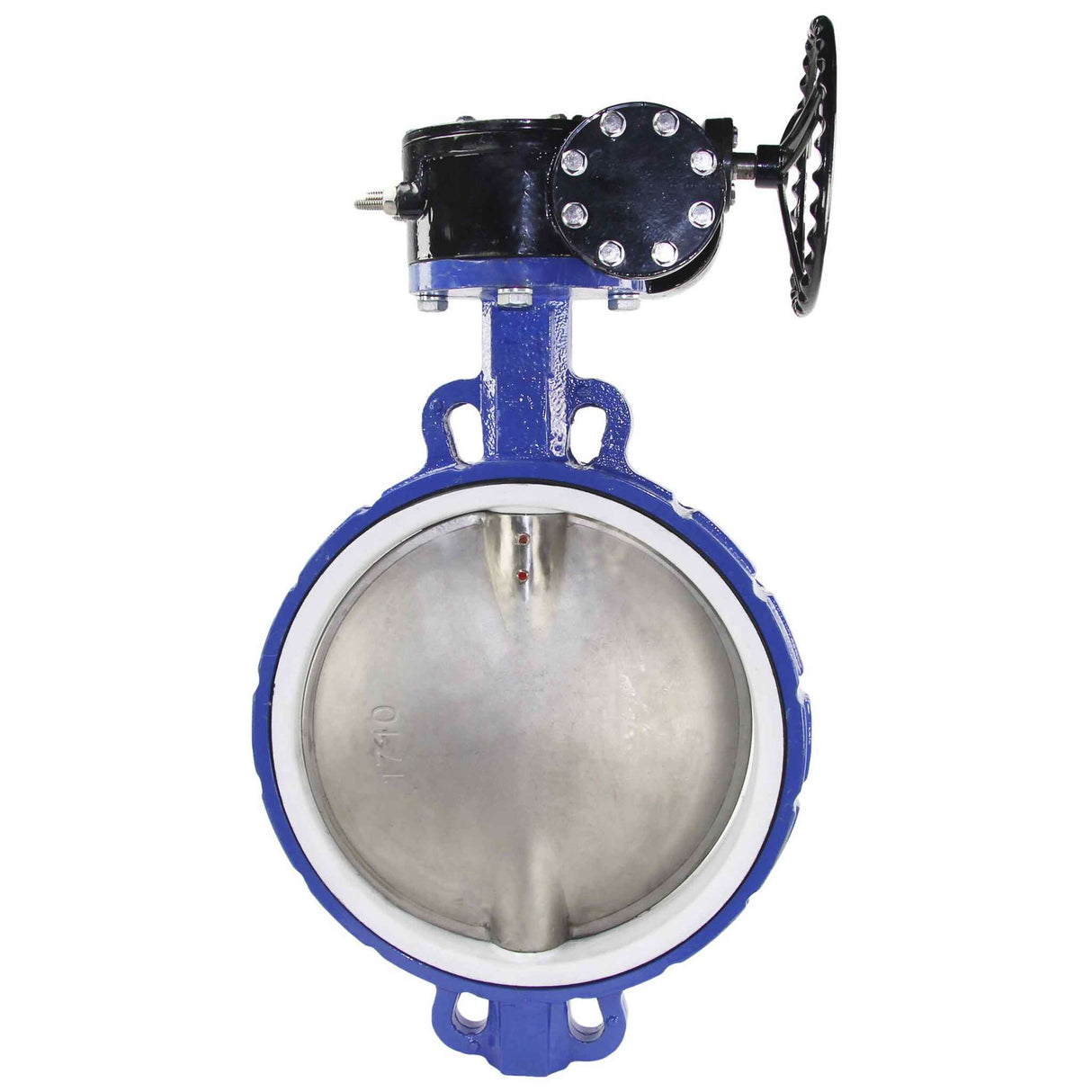 Water Butterfly Valve Elephant WBV3432P-2W-Fb-R  PN16, body material - carbon steel WCB, disk material - stainless steel AISI 316L, seal - PTFE, gear operated