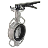 Water Butterfly Valve Elephant 316L-316L-VITON 232PSI, body and disk material - stainless steel 316L, seal - VITON, handwheel operated